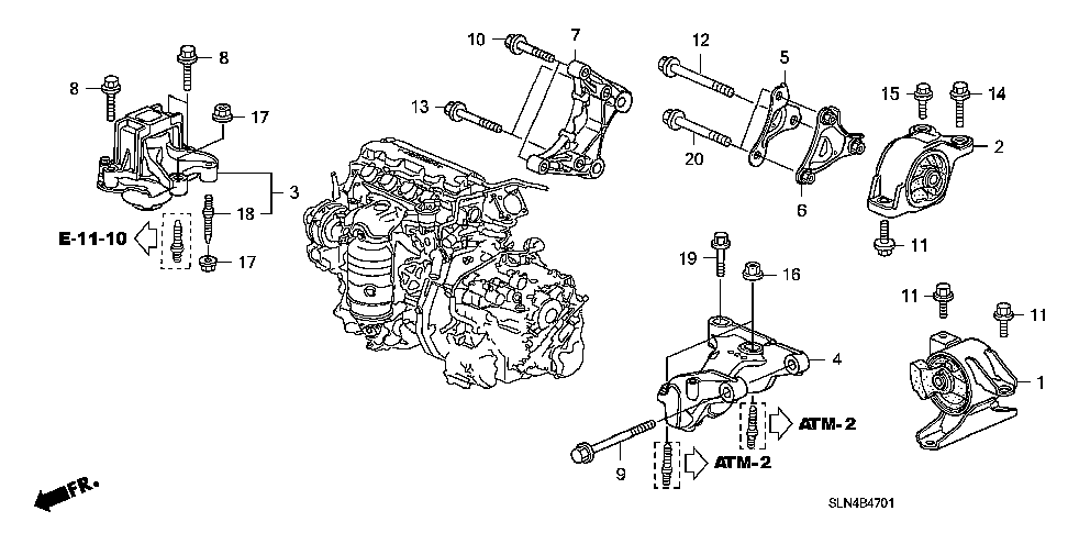 honda jazz engine mount replacement