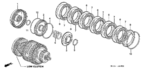 2008 civic DX(AC) 4 DOOR 5AT CLUTCH (LOW) diagram 2008 civic DX(AC) 4 DOOR 5AT CLUTCH (LOW) diagram
