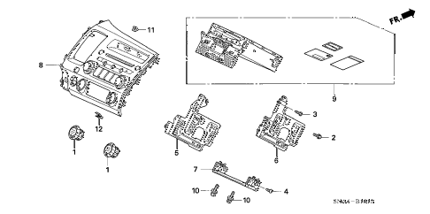 2008 civic EX 4 DOOR 5AT AUDIO UNIT (1) diagram 2008 civic EX 4 DOOR 5AT AUDIO UNIT (1) diagram
