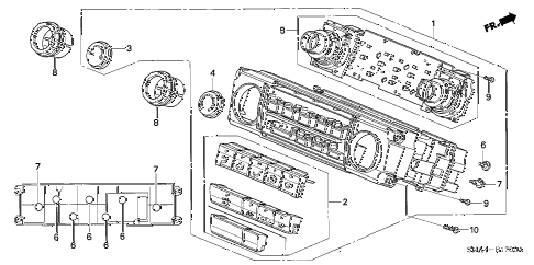 2007 civic EX(NAV) 4 DOOR 5AT HEATER CONTROL diagram 2007 civic EX(NAV) 4 DOOR 5AT HEATER CONTROL diagram