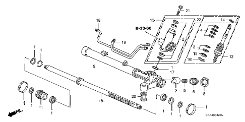 2008 civic EX(TRANS-#MPCA-2* 4 DOOR 5AT P.S. GEAR BOX COMPONENTS (HPS) diagram 2008 civic EX(TRANS-#MPCA-2* 4 DOOR 5AT P.S. GEAR BOX COMPONENTS (HPS) diagram