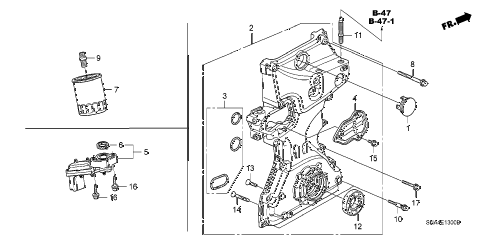 2008 civic EX(TRANS-#MPCA-2* 4 DOOR 5AT OIL PUMP (1.8L) diagram 2008 civic EX(TRANS-#MPCA-2* 4 DOOR 5AT OIL PUMP (1.8L) diagram