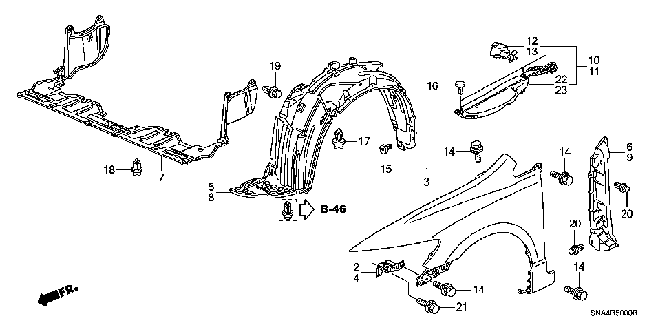 2008 Honda parts on line #1