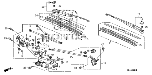 Change windshield wipers honda civic 2010 #2