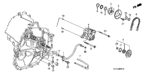 2010 civic MX(HYBRID) 4 DOOR CVT OIL PUMP diagram 2010 civic MX(HYBRID) 4 DOOR CVT OIL PUMP diagram