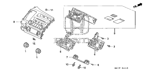 2009 civic MX(HYBRID LEATHER 4 DOOR CVT AUDIO UNIT diagram 2009 civic MX(HYBRID LEATHER 4 DOOR CVT AUDIO UNIT diagram