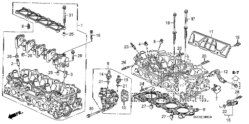 2010 civic MX(HYBRID LEA NAV 4 DOOR CVT CYLINDER HEAD diagram 2010 civic MX(HYBRID LEA NAV 4 DOOR CVT CYLINDER HEAD diagram
