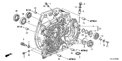 2008 civic GX 4 DOOR 5AT TORQUE CONVERTER CASE diagram 2008 civic GX 4 DOOR 5AT TORQUE CONVERTER CASE diagram