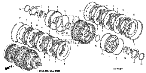 2011 civic GX 4 DOOR 5AT CLUTCH (2ND-4TH) diagram 2011 civic GX 4 DOOR 5AT CLUTCH (2ND-4TH) diagram