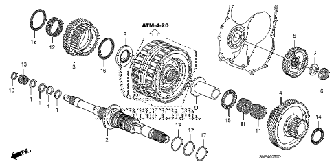 2011 civic GX 4 DOOR 5AT MAINSHAFT diagram 2011 civic GX 4 DOOR 5AT MAINSHAFT diagram