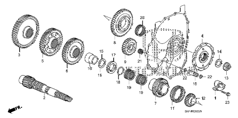 2008 civic GX 4 DOOR 5AT COUNTERSHAFT diagram 2008 civic GX 4 DOOR 5AT COUNTERSHAFT diagram