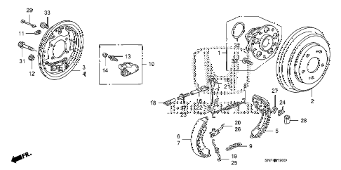 2011 civic GX 4 DOOR 5AT REAR BRAKE (DRUM) diagram 2011 civic GX 4 DOOR 5AT REAR BRAKE (DRUM) diagram