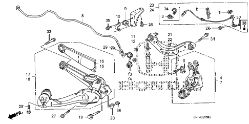 2008 civic GX 4 DOOR 5AT REAR LOWER ARM diagram 2008 civic GX 4 DOOR 5AT REAR LOWER ARM diagram