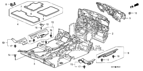 2011 civic GX 4 DOOR 5AT FLOOR MAT diagram 2011 civic GX 4 DOOR 5AT FLOOR MAT diagram