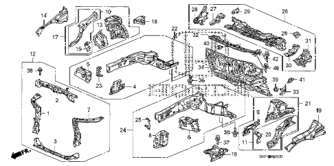 2009 civic GX 4 DOOR 5AT FRONT BULKHEAD - DASHBOARD diagram 2009 civic GX 4 DOOR 5AT FRONT BULKHEAD - DASHBOARD diagram