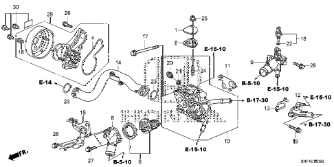 2011 civic GX 4 DOOR 5AT WATER PUMP diagram 2011 civic GX 4 DOOR 5AT WATER PUMP diagram