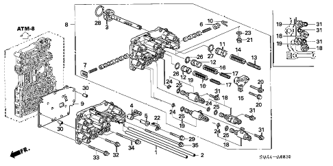 2008 civic DX 2 DOOR 5AT SERVO BODY diagram 2008 civic DX 2 DOOR 5AT SERVO BODY diagram