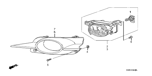 2009 civic SI(SUM TIRE,NAV) 2 DOOR 6MT FOGLIGHT diagram 2009 civic SI(SUM TIRE,NAV) 2 DOOR 6MT FOGLIGHT diagram