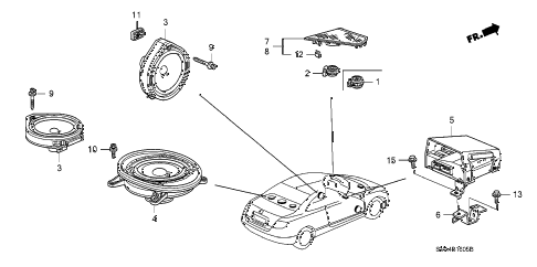 2009 civic EX 2 DOOR 5AT SPEAKER diagram 2009 civic EX 2 DOOR 5AT SPEAKER diagram