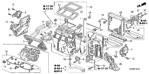 2008 civic EX-L 2 DOOR 5AT HEATER UNIT diagram 2008 civic EX-L 2 DOOR 5AT HEATER UNIT diagram