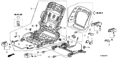 2009 civic EX-L 2 DOOR 5AT FRONT SEAT COMPONENTS (R.) ( 2009 civic EX-L 2 DOOR 5AT FRONT SEAT COMPONENTS (R.) (