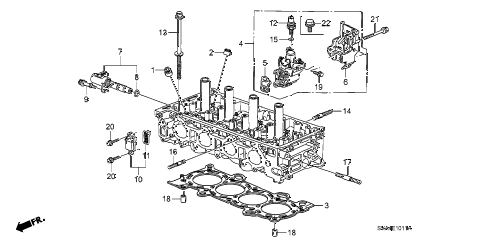 2008 civic SI(NAV) 2 DOOR 6MT SPOOL VALVE (2.0L) diagram 2008 civic SI(NAV) 2 DOOR 6MT SPOOL VALVE (2.0L) diagram