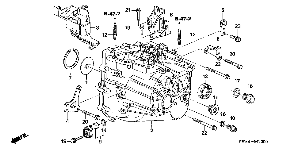 Diagram honda civic transmission #3