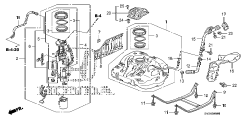2010 civic EX-L(NAV) 2 DOOR 5MT FUEL TANK (KA) (KC) diagram 2010 civic EX-L(NAV) 2 DOOR 5MT FUEL TANK (KA) (KC) diagram