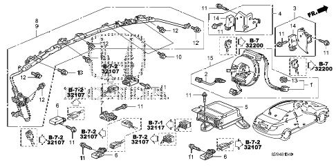 2010 civic LX 2 DOOR 5MT SRS UNIT diagram 2010 civic LX 2 DOOR 5MT SRS UNIT diagram