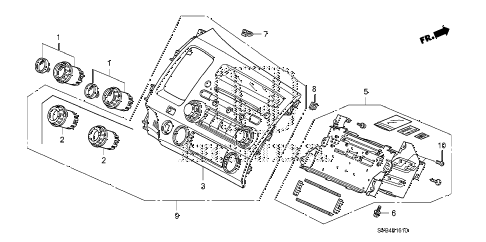 2010 civic EX-L 2 DOOR 5MT AUTO RADIO diagram 2010 civic EX-L 2 DOOR 5MT AUTO RADIO diagram