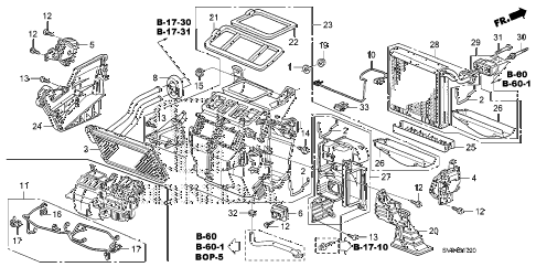 2011 civic SI(HPT) 2 DOOR 6MT HEATER UNIT diagram 2011 civic SI(HPT) 2 DOOR 6MT HEATER UNIT diagram