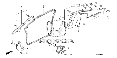 2011 civic EX 2 DOOR 5MT PILLAR GARNISH diagram 2011 civic EX 2 DOOR 5MT PILLAR GARNISH diagram