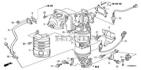 2010 civic LX 2 DOOR 5MT CONVERTER (1.8L) diagram 2010 civic LX 2 DOOR 5MT CONVERTER (1.8L) diagram