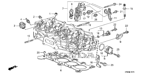 2010 civic EX-L(NAV) 2 DOOR 5MT SPOOL VALVE (1.8L) diagram 2010 civic EX-L(NAV) 2 DOOR 5MT SPOOL VALVE (1.8L) diagram