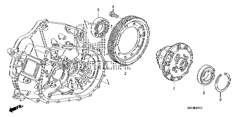 2010 civic SI(HPT,NAV) 2 DOOR 6MT MT DIFFERENTIAL (2.0L) diagram 2010 civic SI(HPT,NAV) 2 DOOR 6MT MT DIFFERENTIAL (2.0L) diagram