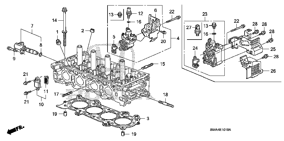 Honda part number 12210-pz1-004 #2