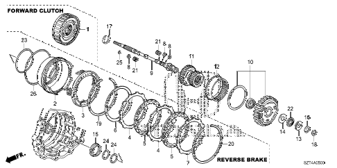 2012 cr-z EX 3 DOOR CVT CVT INPUT SHAFT - FORWARD CLUTCH diagram 2012 cr-z EX 3 DOOR CVT CVT INPUT SHAFT - FORWARD CLUTCH diagram