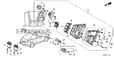 2012 cr-z EX 3 DOOR CVT SWITCH diagram 2012 cr-z EX 3 DOOR CVT SWITCH diagram