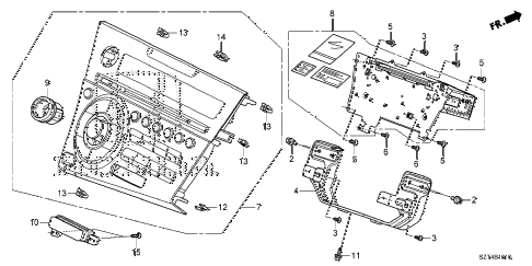 2011 cr-z BASE 3 DOOR CVT AUDIO UNIT diagram 2011 cr-z BASE 3 DOOR CVT AUDIO UNIT diagram