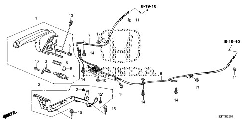 2011 cr-z EX 3 DOOR CVT PARKING BRAKE diagram 2011 cr-z EX 3 DOOR CVT PARKING BRAKE diagram