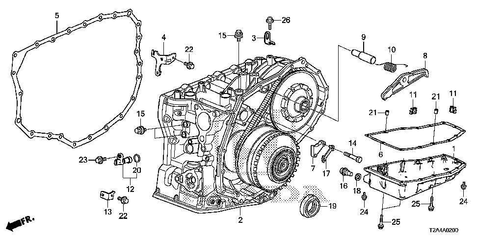 Honda accord transmission illustrations #2