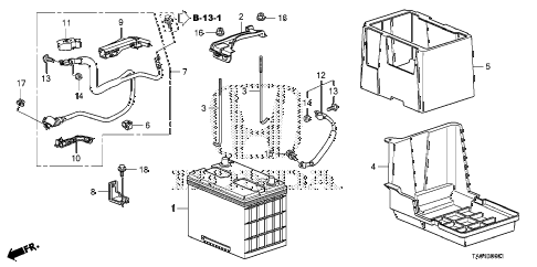 2010 accord EX-V6 4 DOOR 5AT BATTERY (V6) diagram 2010 accord EX-V6 4 DOOR 5AT BATTERY (V6) diagram