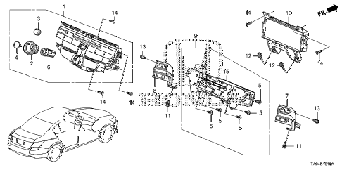 2008 accord LX+ 4 DOOR 5MT AUDIO UNIT (1CD) diagram 2008 accord LX+ 4 DOOR 5MT AUDIO UNIT (1CD) diagram
