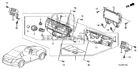 2009 accord EX 4 DOOR 5MT AUDIO UNIT (6CD) diagram 2009 accord EX 4 DOOR 5MT AUDIO UNIT (6CD) diagram