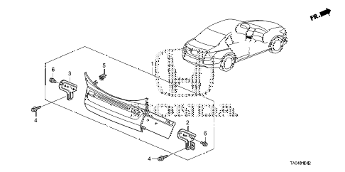 2010 accord EX-L(NAVI) 4 DOOR 5MT AUDIO UNIT (NAVIGATION) diagram 2010 accord EX-L(NAVI) 4 DOOR 5MT AUDIO UNIT (NAVIGATION) diagram