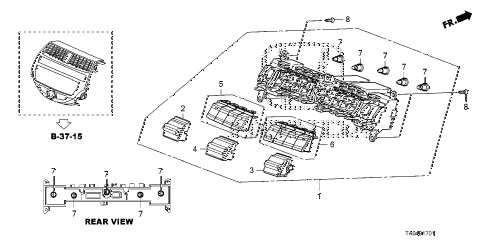 2008 accord EX-L 4 DOOR 5MT AUTO AIR CONDITIONER CONTROL diagram 2008 accord EX-L 4 DOOR 5MT AUTO AIR CONDITIONER CONTROL diagram