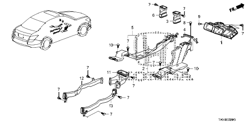2010 accord EX-L 4 DOOR 5MT DUCT diagram 2010 accord EX-L 4 DOOR 5MT DUCT diagram