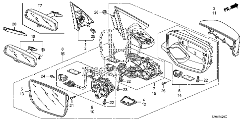 2010 accord LX+ 4 DOOR 5MT MIRROR diagram 2010 accord LX+ 4 DOOR 5MT MIRROR diagram
