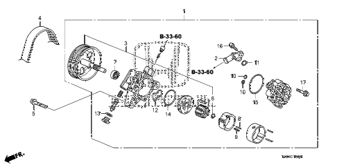 2008 accord LX+ 4 DOOR 5MT P.S. PUMP (L4) diagram 2008 accord LX+ 4 DOOR 5MT P.S. PUMP (L4) diagram