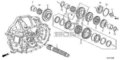 2010 accord LX+ 4 DOOR 5MT MT COUNTERSHAFT (L4) diagram 2010 accord LX+ 4 DOOR 5MT MT COUNTERSHAFT (L4) diagram